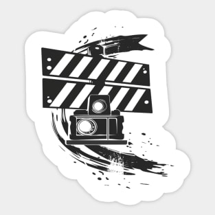 Clapperboard composition Sticker